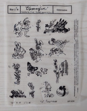 DDR Typofix Rubbelbild Nr. 3818 Ostern 1 Stück