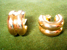 Ohrringe Creolen, 20mm Gold 750 18kt neu ungetragen 4 Gramm reines Gelbgold 18kt