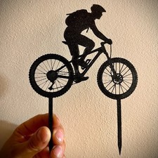 Tortenaufsatz Fahrrad Deko Fahrradfahrer Dekoration Bike Geschenk Idee