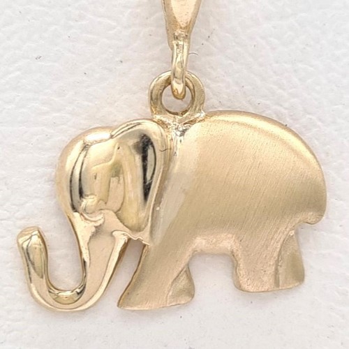 585 gold anhänger elefant neu - gold,