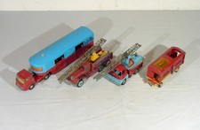Konvolut 4 alte Corgi Chipperfields Fahrzeuge, Zirkus, u.a. 2 x Kran, Bedford