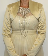 BRAUT BOLERO STOLA AUS SATIN