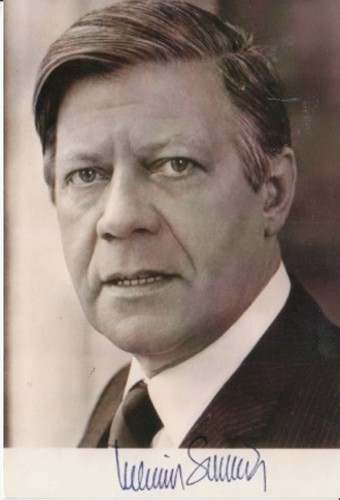 Helmut schmidt autogramm - helmut, +autogramm++