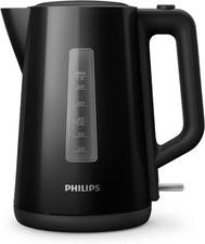 Philips Wasserkocher – 1.7 L Fassungsvermögen mit Kontrollanzeige, Schwarz