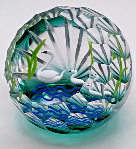 Caithness glas briefbeschwerer - glas,