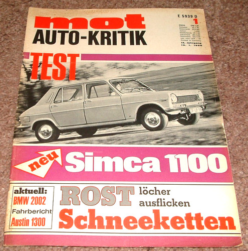 Mot 1968 austin 1300 - mot, 1/1968