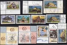 BRD 12 wertvolle, gestempelte