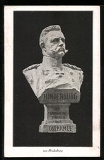 Büste von Paul von Hindenburg, Ansichtskarte 