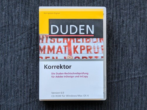 Duden korrektor für adobe - duden,