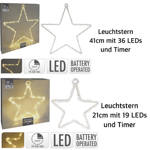 Led leuchtstern acryl - led,