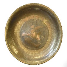 33 cm ø - Messing Wandteller