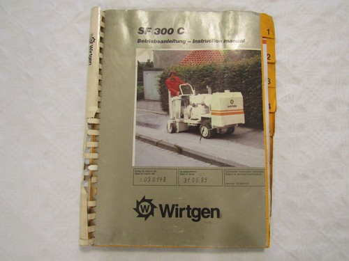 Wirtgen sf300c bodenfräse - wirtgen,