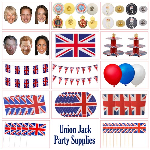 Union jack flaggen party deko - flaggen,