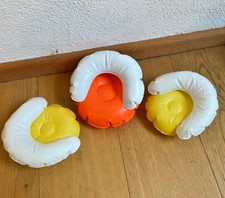 3 coole kleine aufblasbare Puppen-Sessel u.a. 70er Jahre