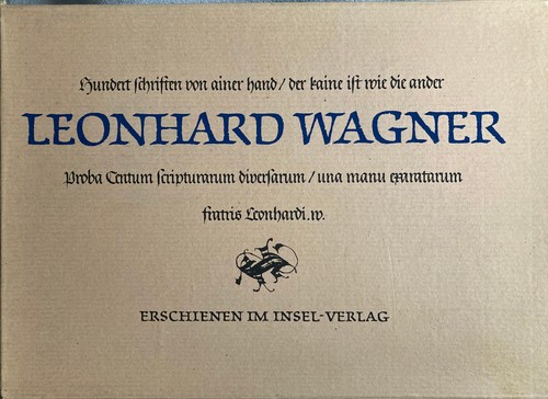 Leonhard wagner proba - proba, centum