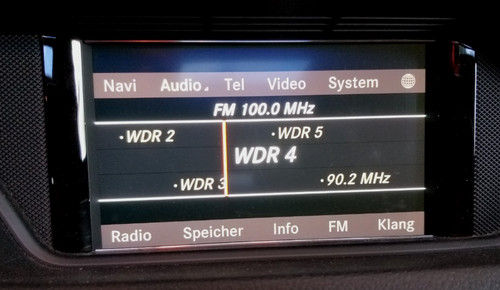 Mercedes w212 w218 display - w218,