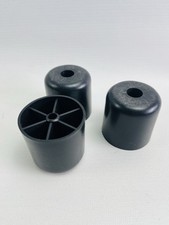 3er Set Polsterfuß Möbelgleiter Füße Sesselerhöhung Kunststoff Sofafüß 50mm