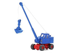 Lemke LC4702 - Bagger Fuchs F 301 mit Schaufel blau/rot - Spur N - NEU