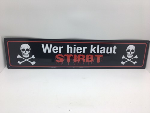 Xxl strassenschild wer - wer, hier