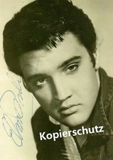 Elvis Presley -- Autogramm -- 10x14 cm -- Autograph