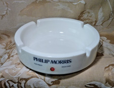 Werbe Aschenbecher PHILIP MORRIS aus Sammlung 15 cm Durchmesser Ashtray Mancave