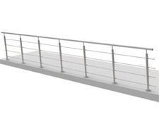 Stainless steel stair railing