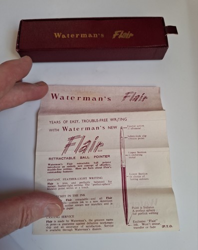 Vintage waterman flair pen - vintage,