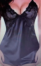 Satin Spitze Nachthemd Sexy