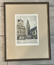 Antikes signiertes Bild St