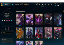 League of Legends account euw platin 4 700+ skins