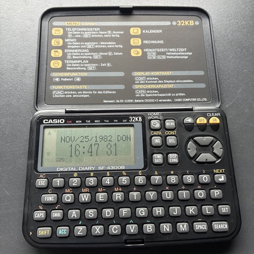 Casio digital diary 4300b - digital, sf-4300b