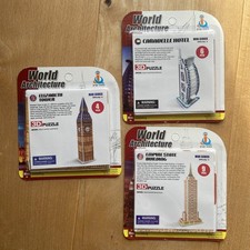 3 x Mini 3D Puzzle:  Big Ben