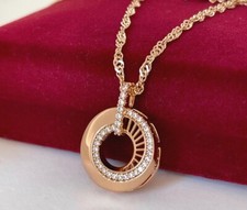 Luxus halskette medallion - halskette,