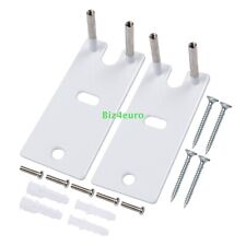 1 Paar weiß Wandhalterung