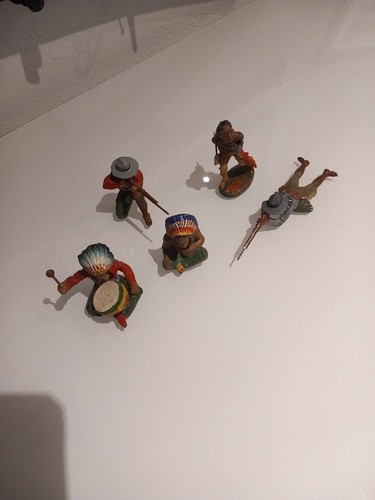 Elastolinfiguren cowboys - elastolinfiguren,