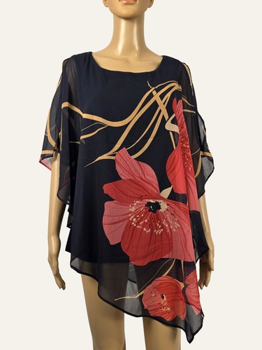 Frank lyman chiffon top 36 - chiffon, gr