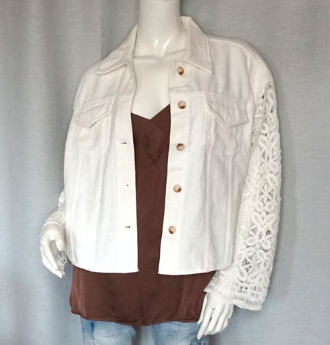 Oversized hippie jeansjacke - hippie,