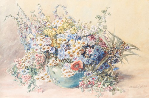Stillleben mit feldblumen - stillleben,