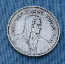 Silbermünze 5 Franken Schweiz