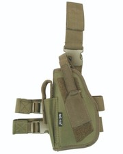 Tiefziehholster Mil-Tec mit Magazintasche, oliv - Ausführung: Linkshänder