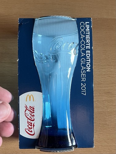 Mcdonalds coca cola glas - cola, blau
