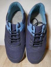 ❤️LUCRO BY SCHEIN BLAUE SNEAKER GRÖßE 43  AKE WILDLEDER GETRAGEN KLASSE ERHALTEN