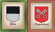 16/1014 SAMMELBILD WAPPEN ULM REGENSBURG