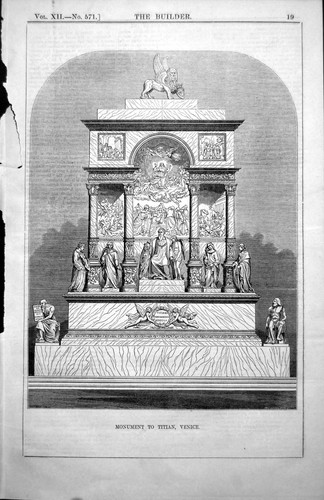 Alter antiker druck denkmal - alter,