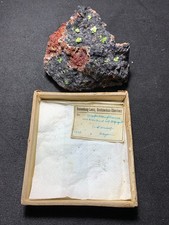 Autunit, Fluorit (Stinkspat), Quarz mit Hämatit-Überzug, Wölsendorf, Oberpfalz