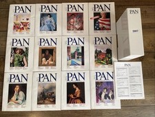 Pan - Zeitschrift für Kunst und Kultur - Jg. 1987 komplett - 12 Hefte + Schuber