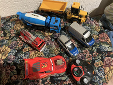 Konvolut Feuerwehr- Polizeiautos  ferngesteuert Tracktor Betonmischer 6 Stück
