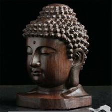 Buddha Skulptur Holz Sakyamuni