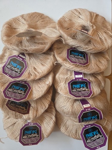 Phildar kid mohair beige - mohair, neu