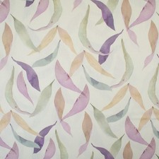 Dekostoff Digitaldruck Halbpanama Blätter lila (Preis=0,5 Meter)